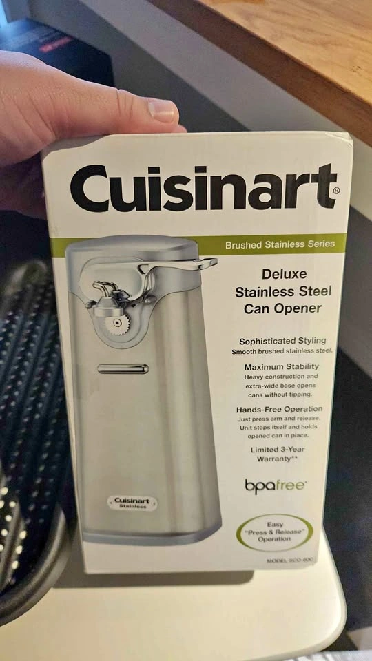 Cuisinart Deluxe Stainless Steel Can Opener ($40 OBO)