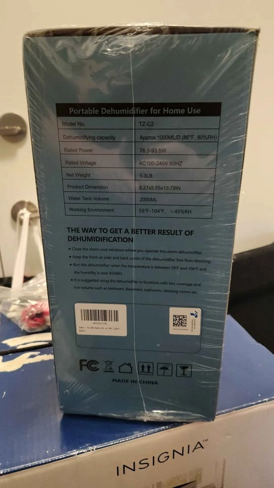 ToLife Dehumidifier TZ-C2 ($40 OBO) - photo 2