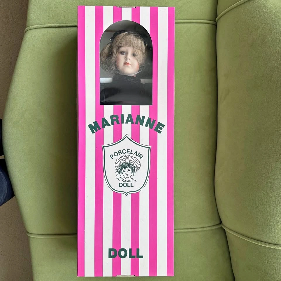 Vintage Marianne Porcelain Doll, 20"