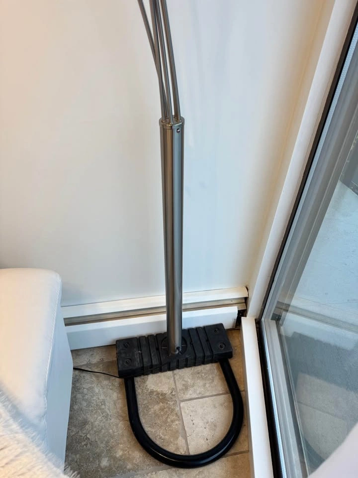 Modern Brushed Metal Floor Lamp - photo 3