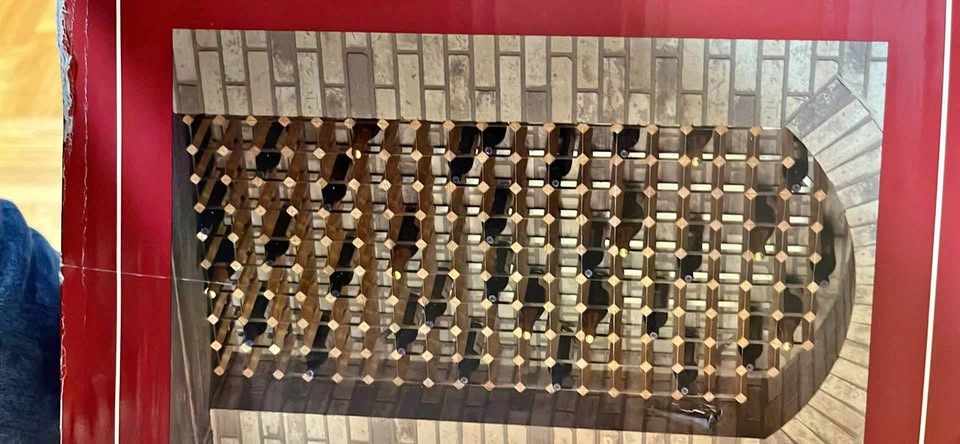 Brand New Wine Rack - Holds 72 Bottles