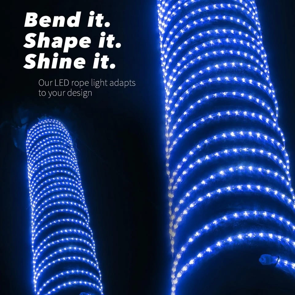 10ft LED Outside Rope Lights - Blue - BRAND NEW - photo 4