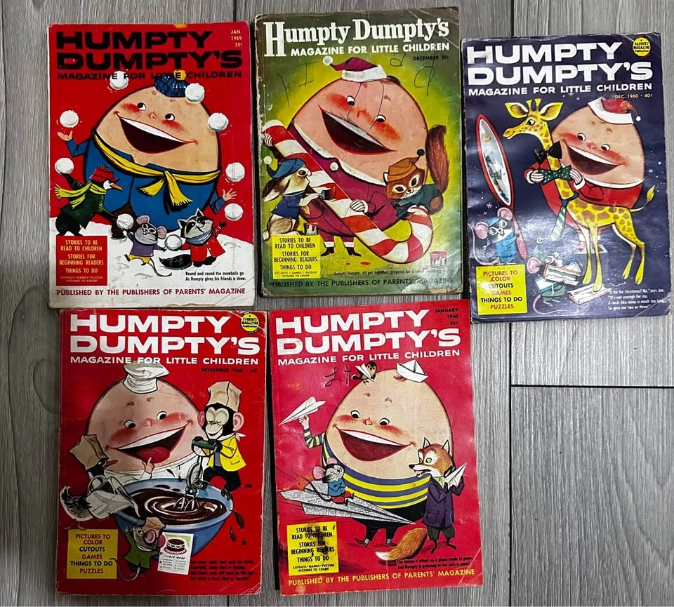 Rare 1958-1960 Humpty Dumpty Magazine Lot - photo 3