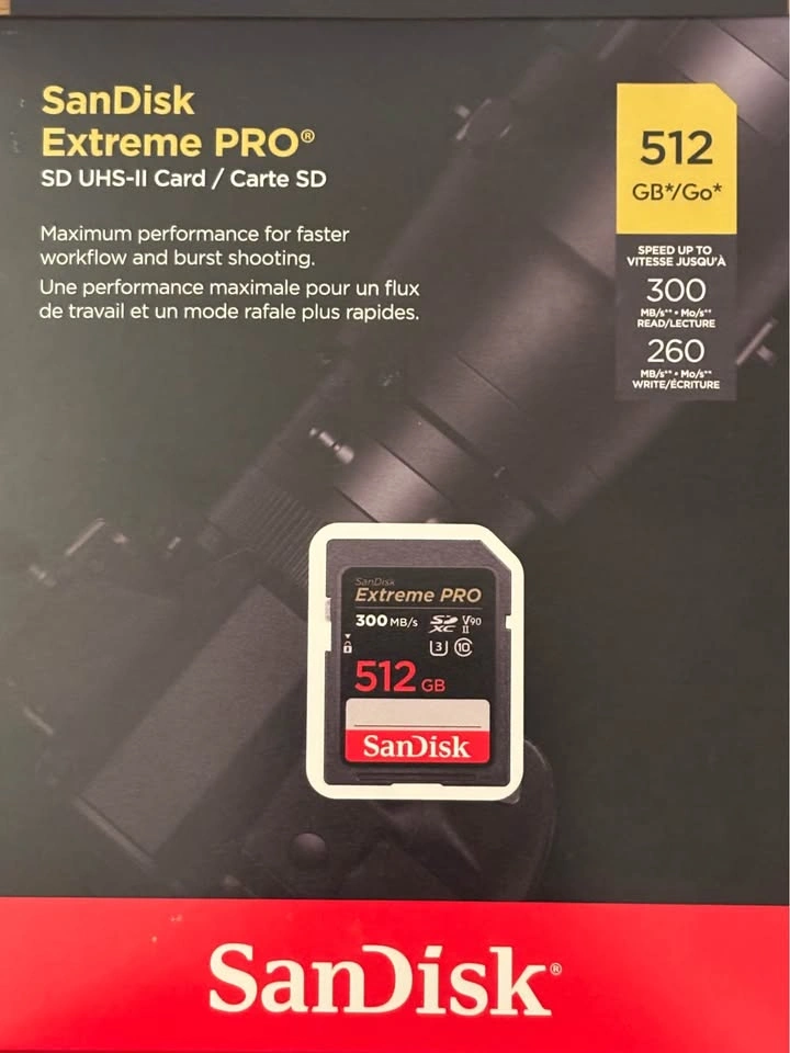 SanDisk Extreme PRO SD UHS-II 512GB - photo 3