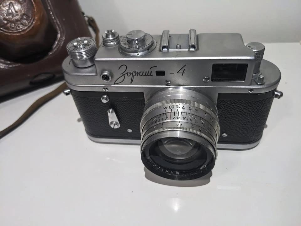ZORKI 4 Leica Copy 35mm Film RF Camera w/ Jupiter 8 - photo 4