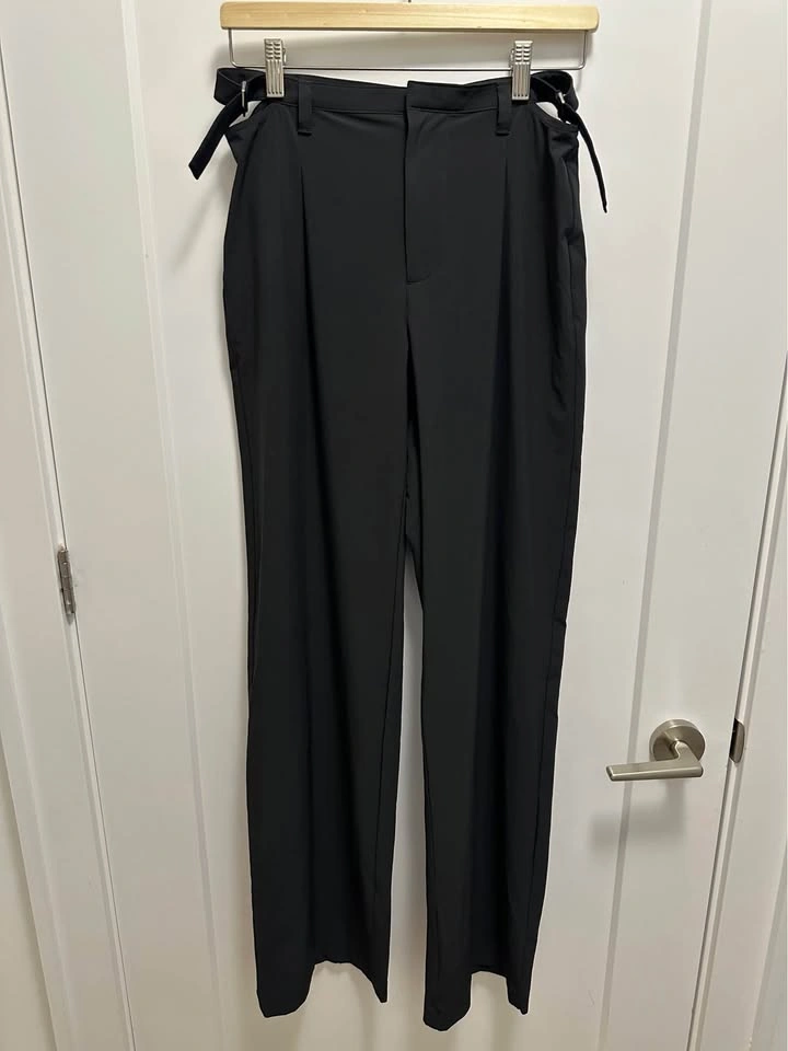 ALO Yoga Wide-Leg Cutout Waist Showdown Trousers XS - photo 5