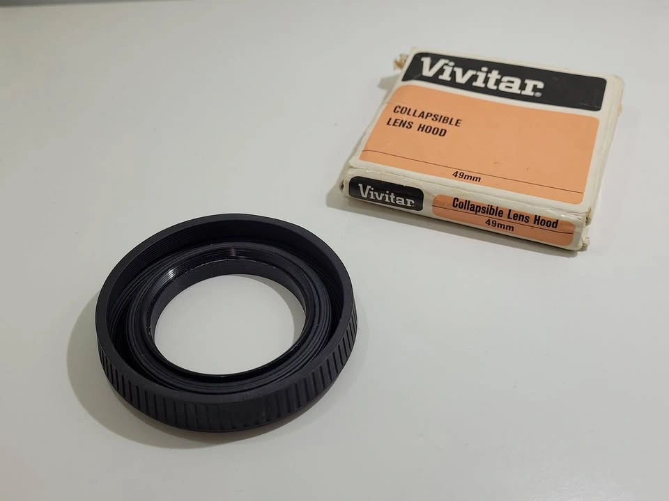 Vivitar Collapsible Lens Hood 49mm - photo 2