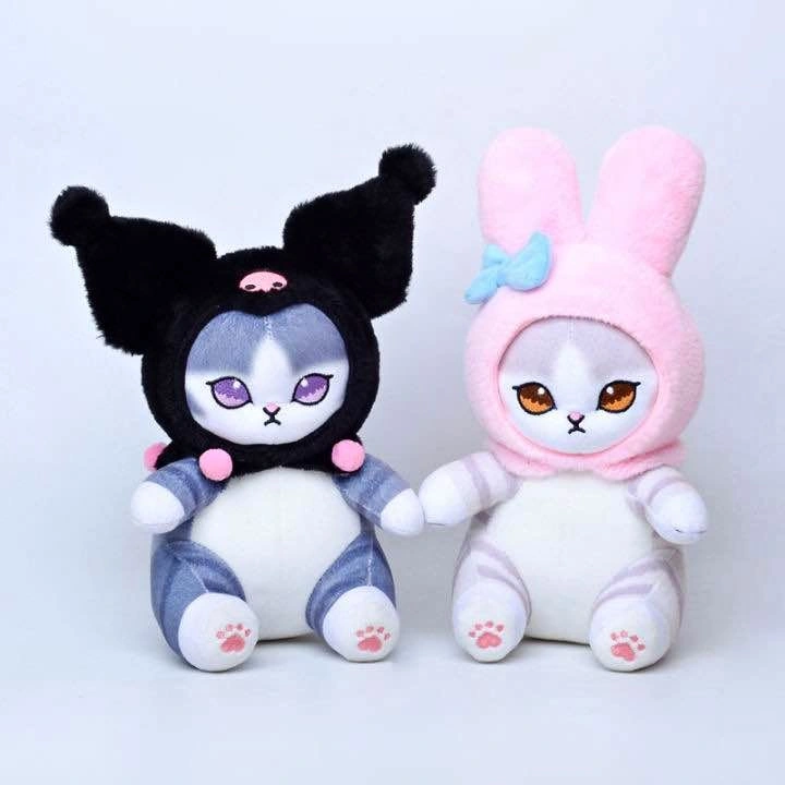 3 Sanrio x Mofusand Plushies (Hello Kitty, Kuromi, My Melody)