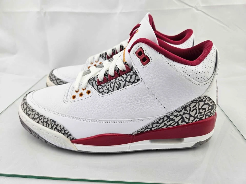 Jordan 3 Retro Cardinal Red Size 7.5 Men's / 9 Women's - photo 3