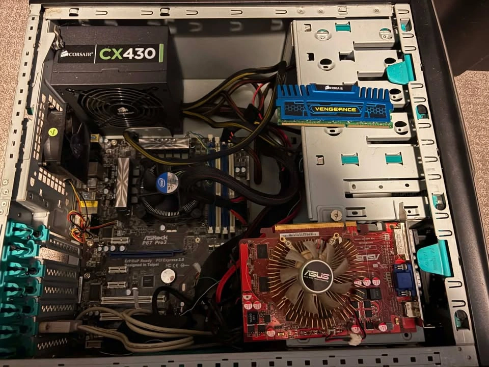 PC Case, Monitor, and Components - photo 2