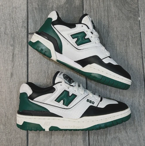 New Balance 550 OG White Green - BB550LE1 - Men 6.5 / Women 8
