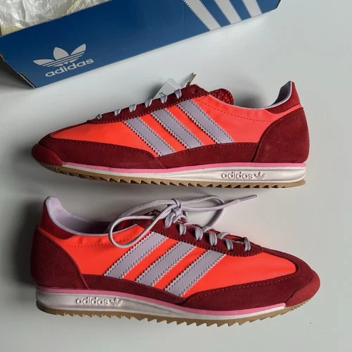 NEW Adidas Women's SL 72 OG Solar Red Lavender JH7392 Size 8 US
