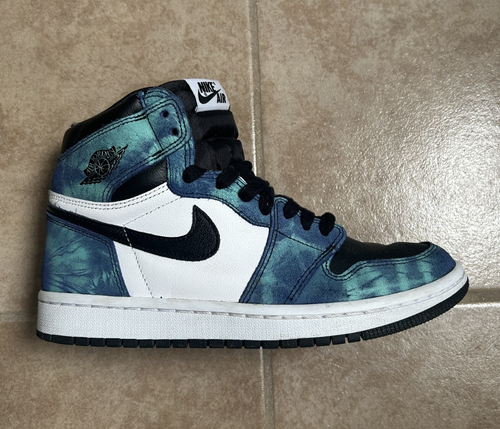 NIKE AIR JORDAN 1 Retro High OG Women’s Tie-Dye Blue CD0461-100 - photo 2