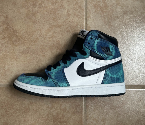 NIKE AIR JORDAN 1 Retro High OG Women’s Tie-Dye Blue CD0461-100 - photo 3