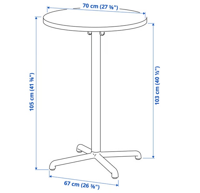 Ikea Stensele Bar Table (Like New) - photo 3