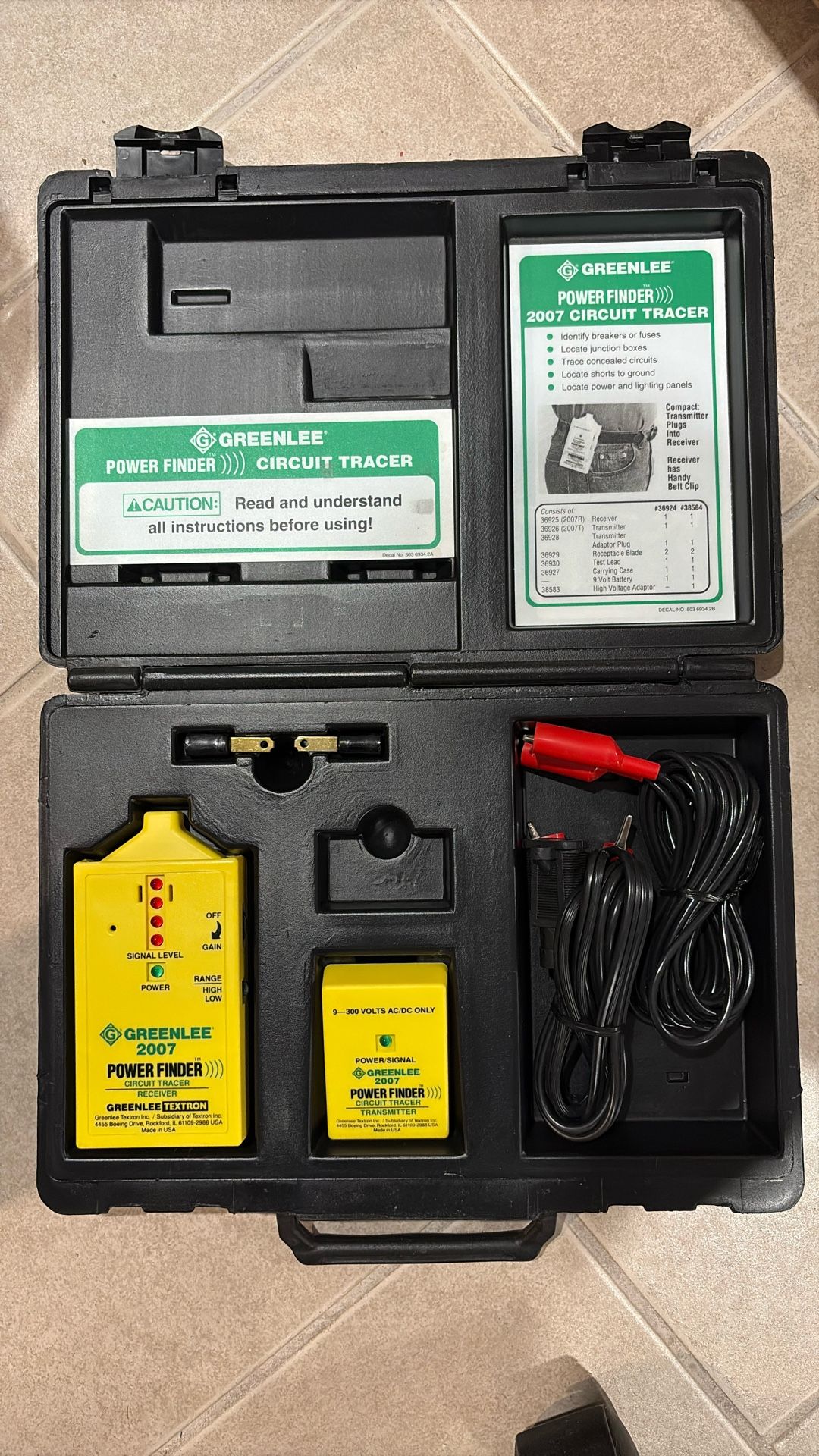 Greenlee Power Finder Circuit Tracer - photo 2