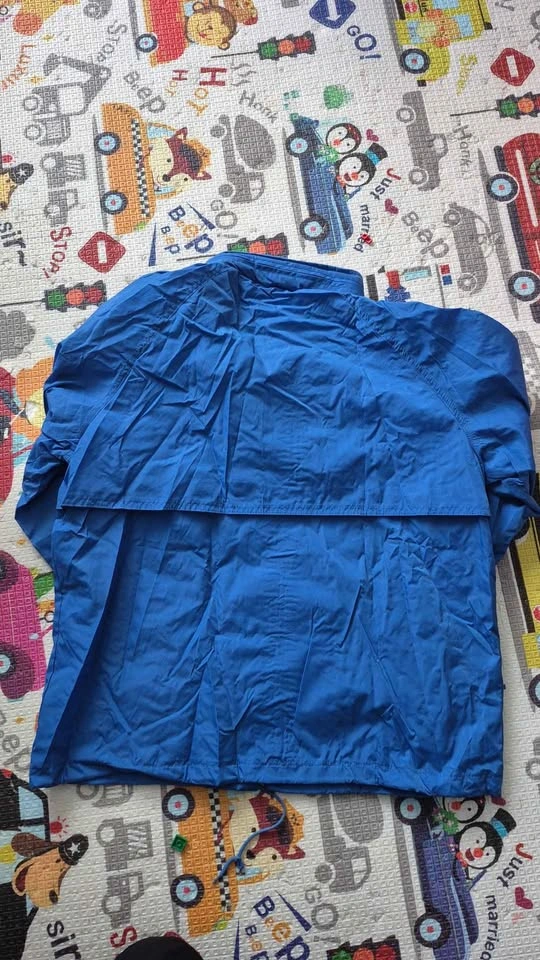 VINTAGE Eddie Bauer Jacket - Large Blue Packable Windbreaker - photo 2