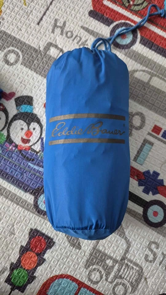 VINTAGE Eddie Bauer Jacket - Large Blue Packable Windbreaker - photo 3