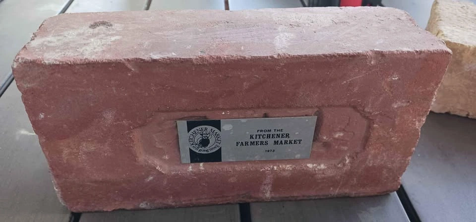 Kitchener Framers Market Memorial Brick with Plaque - photo 2