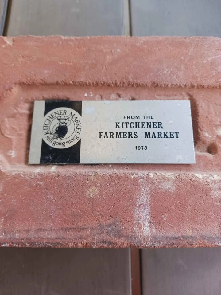 Kitchener Framers Market Memorial Brick with Plaque - photo 5