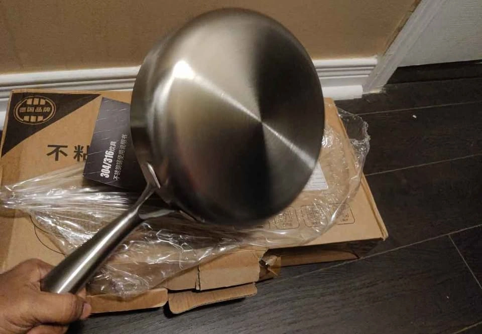Brand new tri ply 8 Inch heavy weight stainless steel fry pan - photo 3