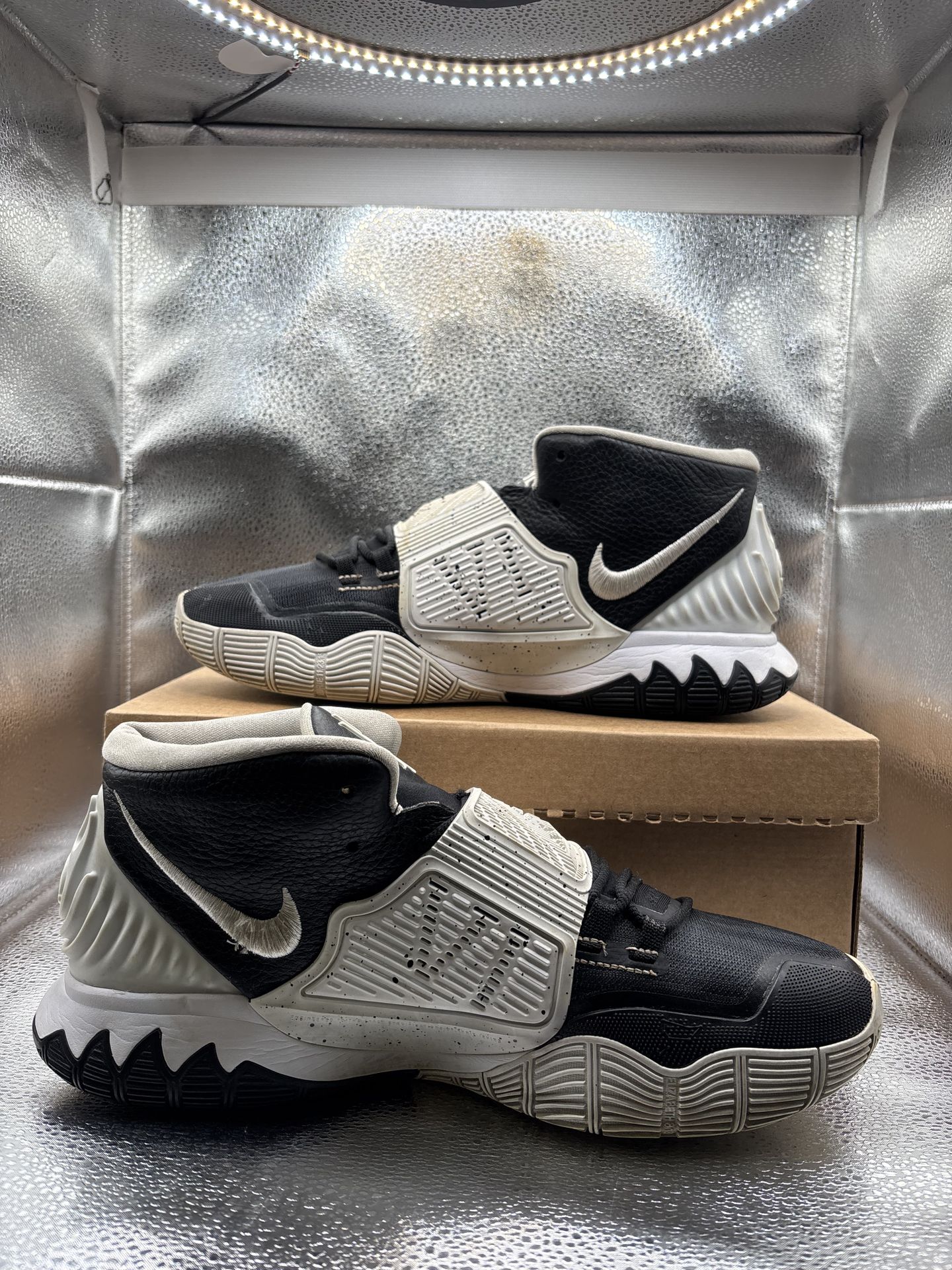 Nike Kyrie 6 Team Black White - photo 5