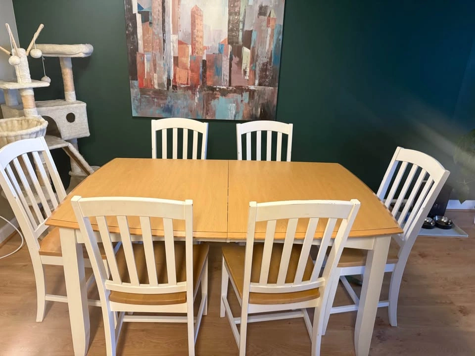 Dining table and chairs - photo 3