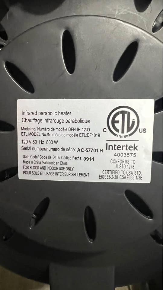 Infrared Parabolic Heater - photo 2