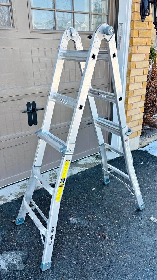 Mastercraft Grade 1A Aluminum Multi-Task Ladder, 13-ft