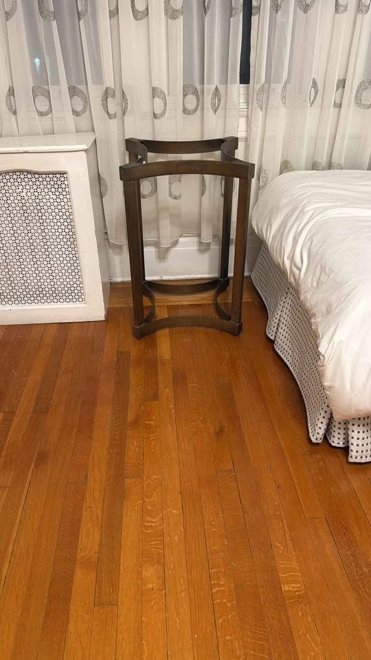 Bronze Table Base and Glass Top - photo 2