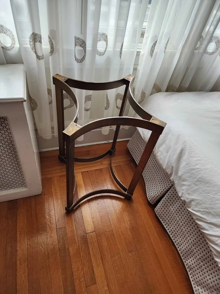 Bronze Table Base and Glass Top - photo 4