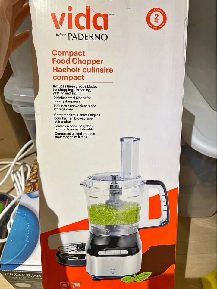 Brand New Paderno Food Chopper - Unopened