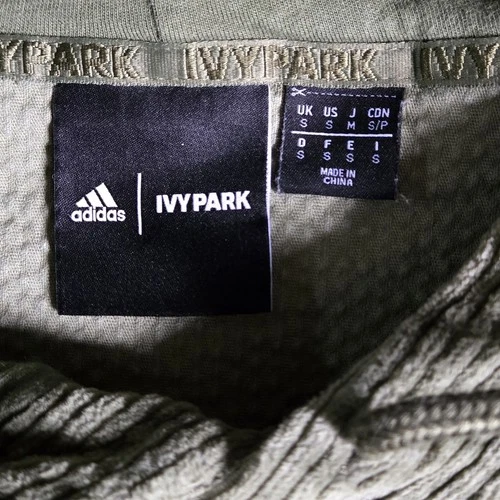Adidas x Ivy Park Corduroy Hoodie Green Neon Stripes Unisex Smal - photo 5