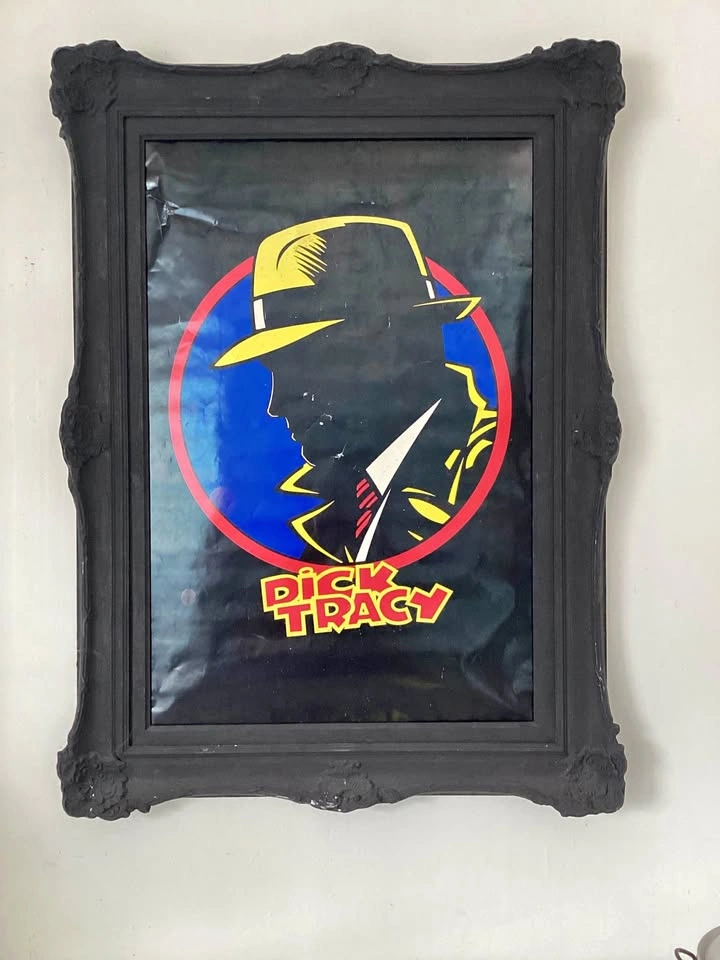 Framed Dick Tracy Poster