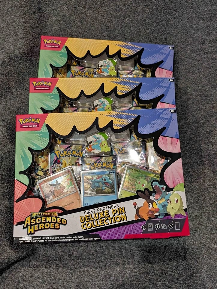 Pokemon Ascended Heroes Deluxe Pin Collection - Sealed