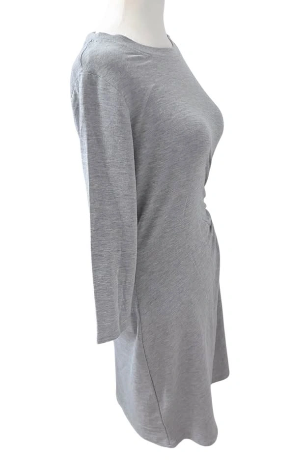 Cable & Gauge Grey 3/4 Sleeve Side Tie Sheath Dress - Size Small - photo 5