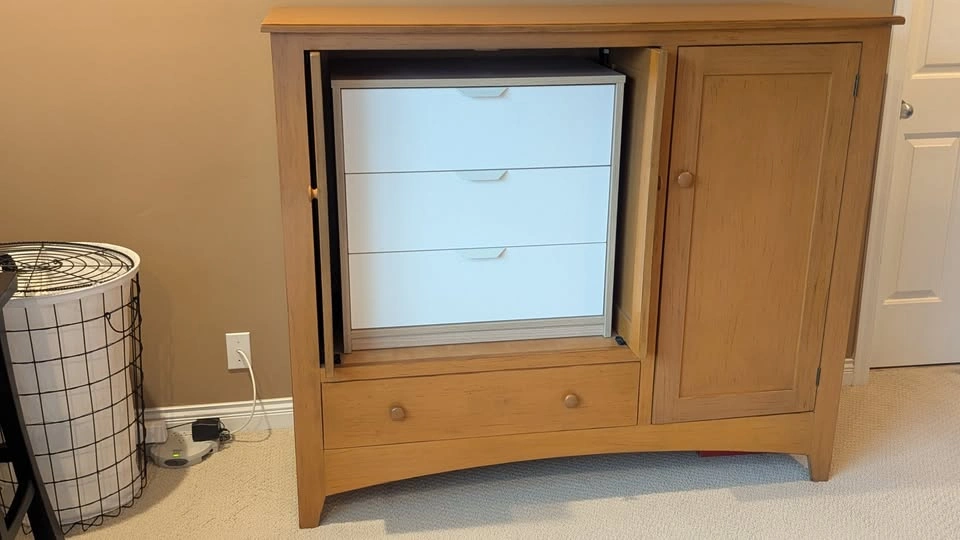 Solid Maple Multi Purpose Storage Cabinet/Armoire - photo 2