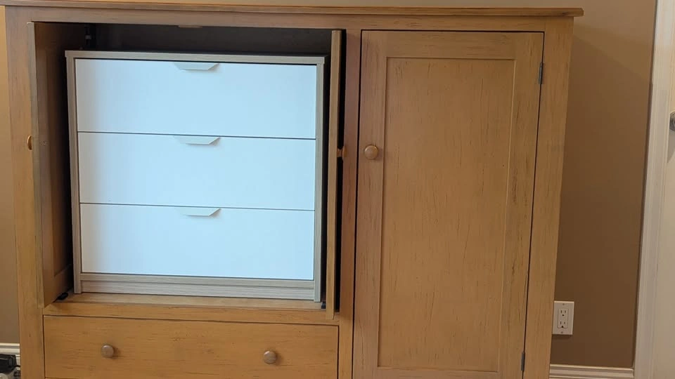 Solid Maple Multi Purpose Storage Cabinet/Armoire - photo 3