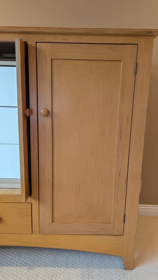 Solid Maple Multi Purpose Storage Cabinet/Armoire - photo 4