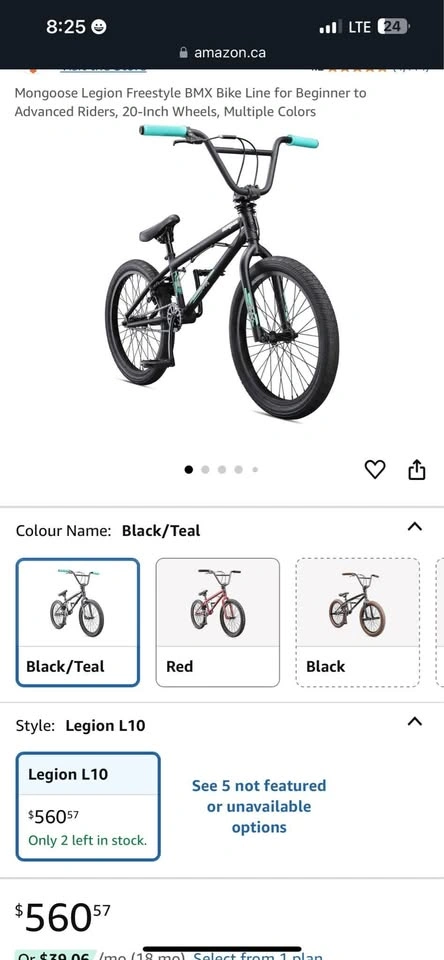 Mongoose Legion L10 BMX Bike - New in Box - photo 3