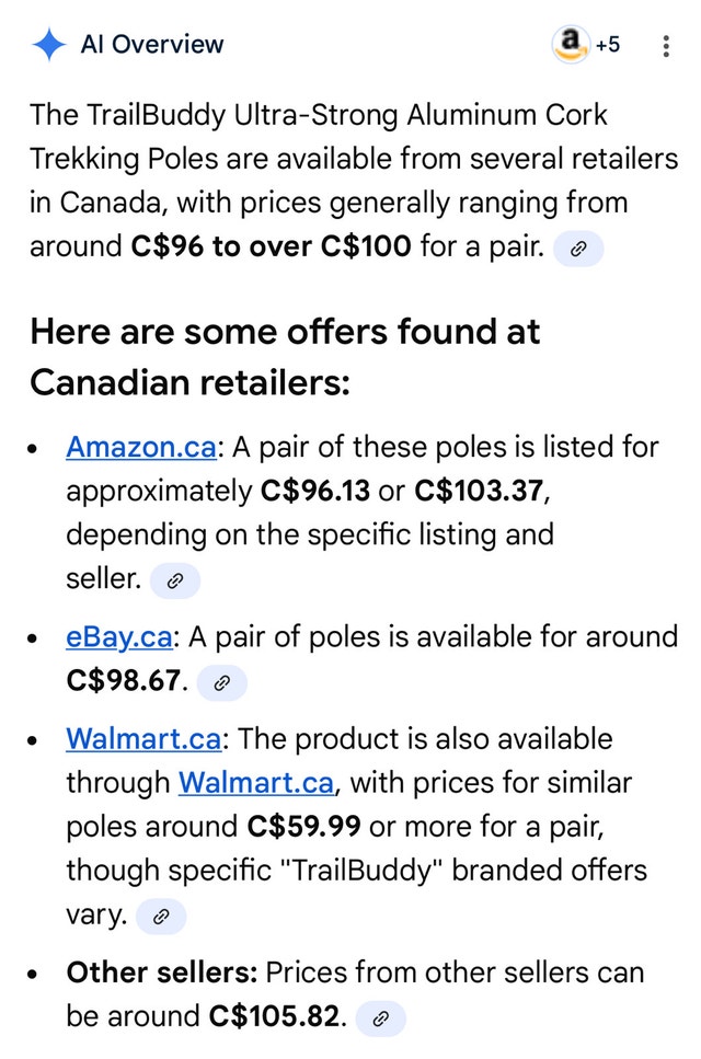 TrailBuddy Trekking Poles - Brand New - photo 2
