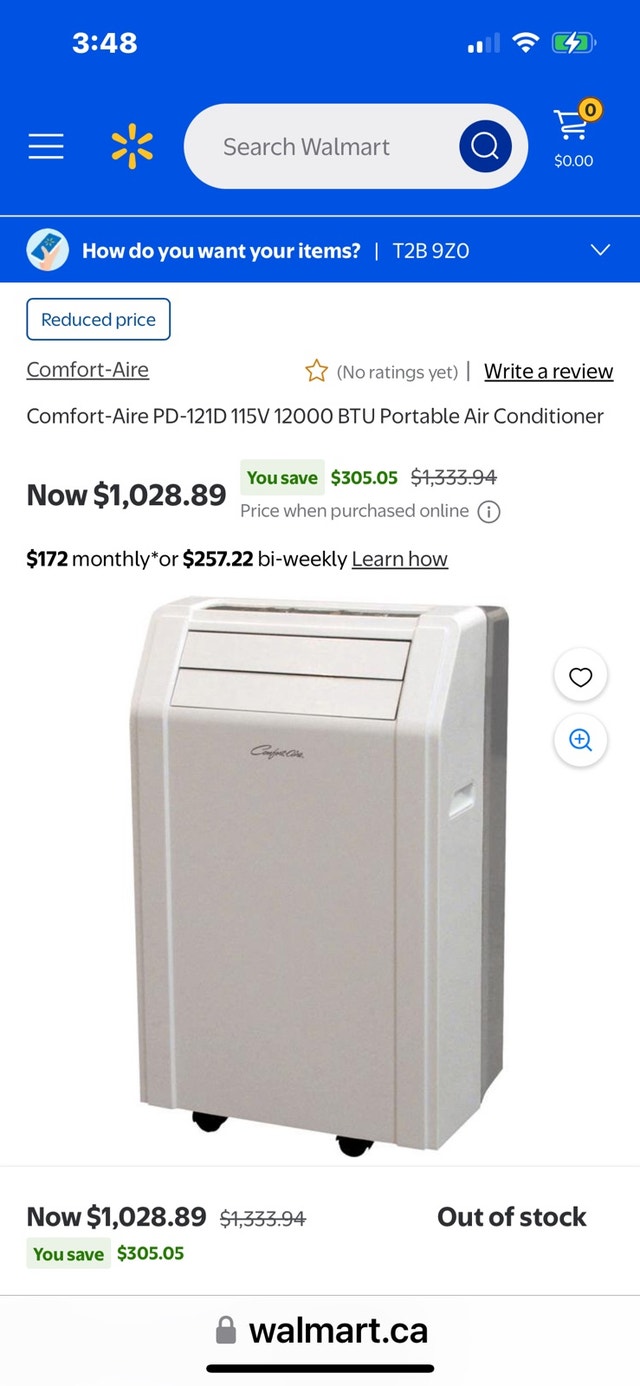 Comfort-Aire Portable Air Conditioner - 12000 BTU - photo 4