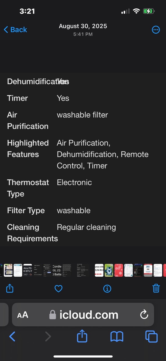 Comfort-Aire Portable Air Conditioner - 12000 BTU - photo 5