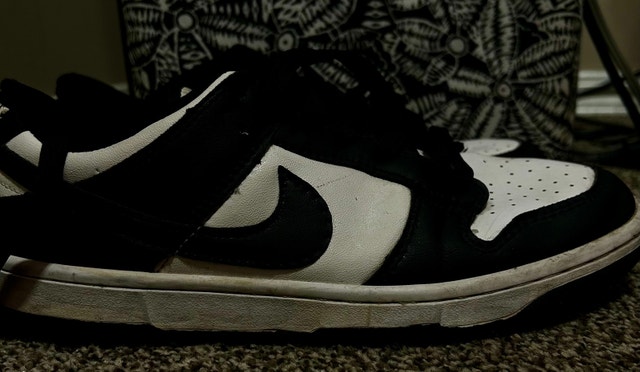 Nike Dunk Low Retro Black and White Women's Size 8.5
