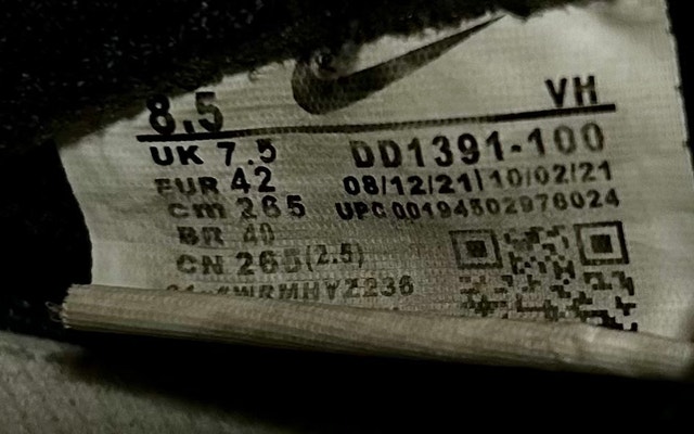 Nike Dunk Low Retro Black and White Women's Size 8.5 - photo 3