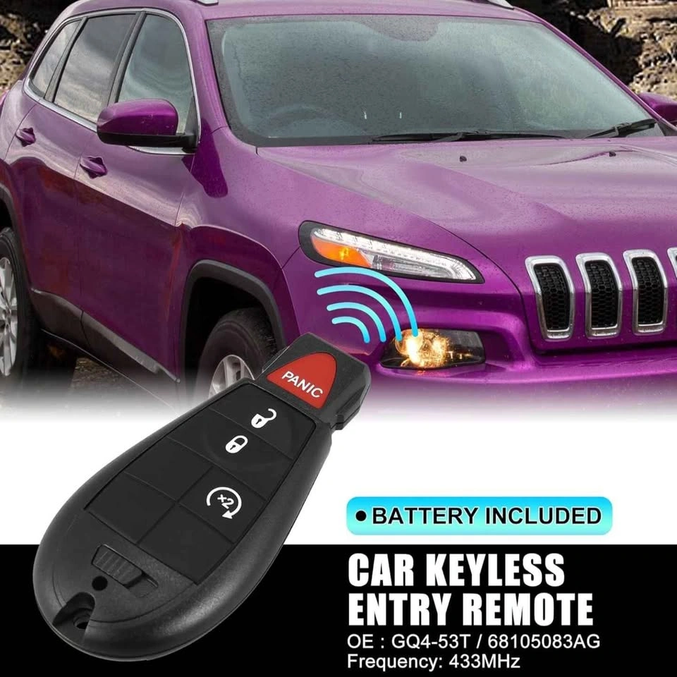 Jeep Cherokee Remote Key Fob 2014-2021 - photo 4