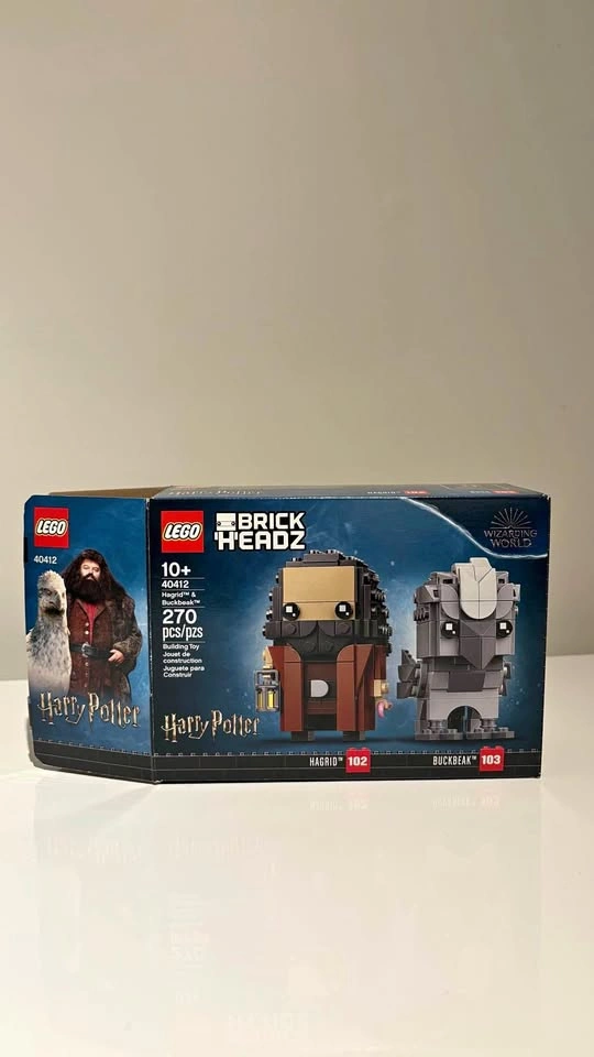 Lego BRICK HEADZ Harry Potter Hagrid & Buckbeak 40412