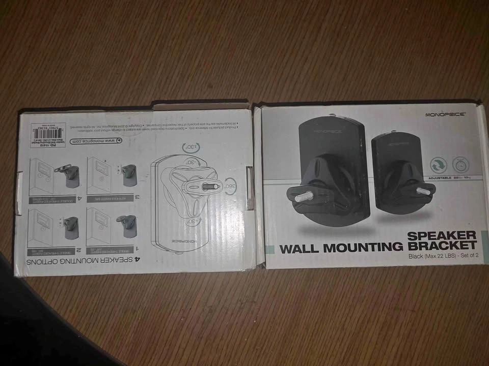 Monoprice Speaker Wall Mount Brackets (Set of 2)