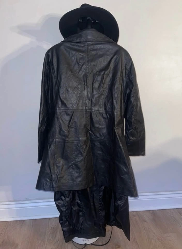 PATAGO Women’s Asymmetrical Goth Leather Coat/Jacket Size XL - photo 4