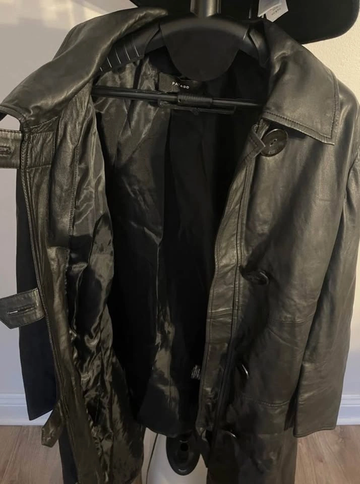 PATAGO Women’s Asymmetrical Goth Leather Coat/Jacket Size XL - photo 5